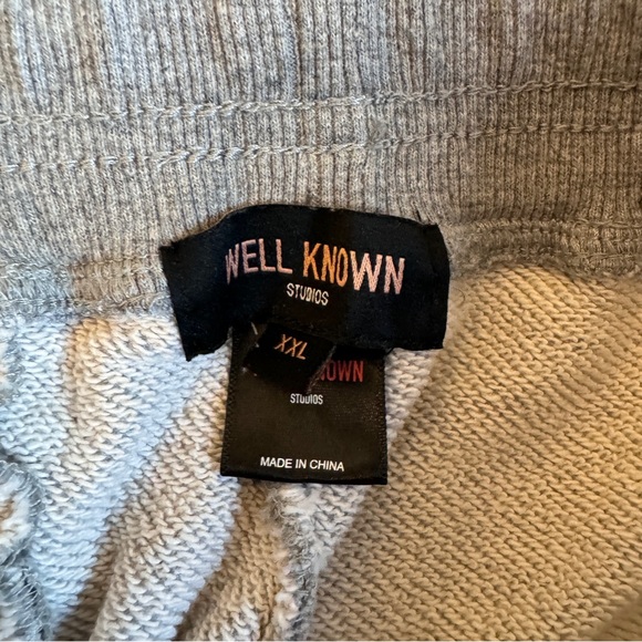 Well Known Studios Mens Sweat Pants Gray Sz XXL - Picture 3 of 9